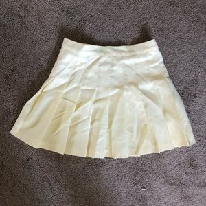 American Apparel skirt (pale yellow)